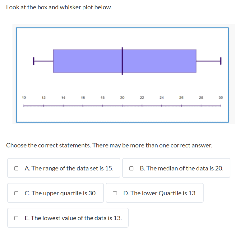 MAP 7th-8th Grade Practice Package Screenshot from GiftedReady site - Math Question